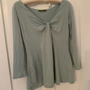 Long sleeve turquoise shirt